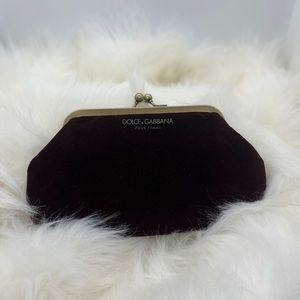 D&G fragrance clutch.